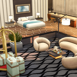 Hotel Bedroom CC Pack