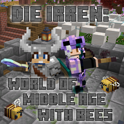 Die Irren: World of Middle Age with Bees logo