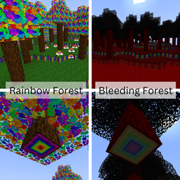 Rainbow Forest and Bleeding Forest Biomes project image