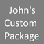 John's Custom Package logo