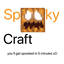 way too spooky craft logo