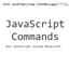 JavaScript Commands logo