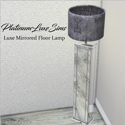 Luxe Mirrored Floor Lamp