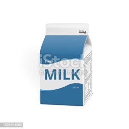 Leaving with the milk logo