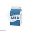 Leaving with the milk logo