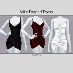 Silky Draped Dress logo