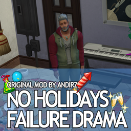 No Holidays Failure Drama logo