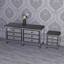 Luxe Mirrored Side Table & Dresser logo
