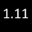 One Point Eleven Mod logo