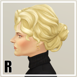 Curly Bun Hair