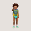 Terrific Toddler poses logo