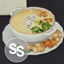 Cheese Soup with Croutons logo