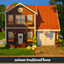 Autumn traditional home logo