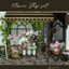 Flower shop set logo