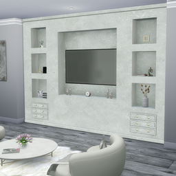 Built-In TV Wall Unit Set