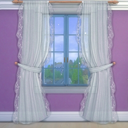 lace curtains