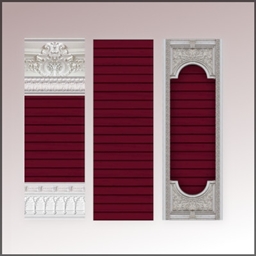 Fancy Red Victorian Siding DV