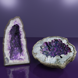 Deco Amethyst Crystal Geodes