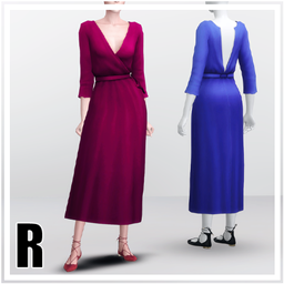 Download Wrap Robe Dress 2017 - The Sims 4 Mods - CurseForge