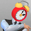 Clock head logo