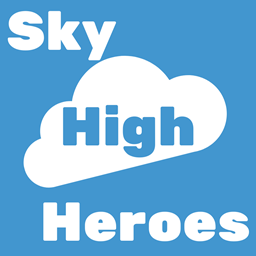 Sky High Heroes logo
