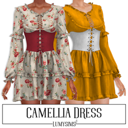 CAMELLIA DRESS
