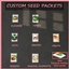 Custom Harvestable Seed Packets