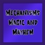 Mechanisms, Magic and Mayhem logo