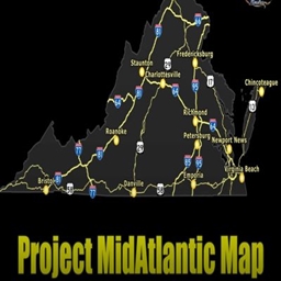 project midatlantic map v - PMA-C2C 0.2.1.zip - American Truck ...