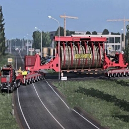 oversize convoi industrial cable reel  logo