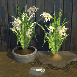 Rice Harvestable & Plant logo