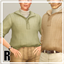 Basic Sweater VI - Set 2_Turtleneck with Rolled Up Sleeves logo