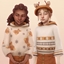 Wool hoodie for children logo