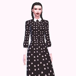 Wednesday Addams Dress | Vestido da Wandinha Addams logo