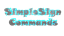 SimpleSignCommands logo