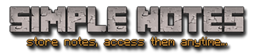 SimpleNotes