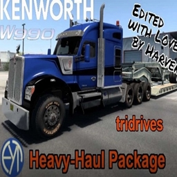 Kenworth w99 by harven heavy haul 8 chassis project image
