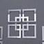 Squarely There Decorative Wall Mirror logo