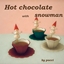 hot chocolate with marshmallow snowman logo