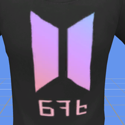 Base Game BTS tee for Masculine Sims logo