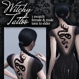 Witchy Snake & Rose Tattoo project image