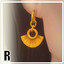 Vintage Fan Earring logo