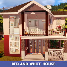 Red & white house