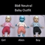 Bb8 neutral baby outfit logo