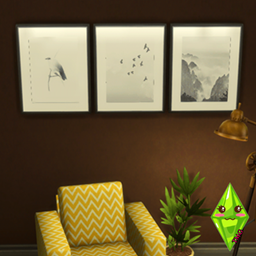 Modern style paintings logo