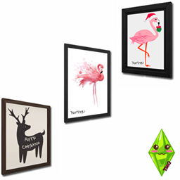 Christmas paintings logo