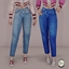 Boyfriend jeans logo