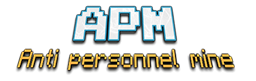 Anti personnel mine logo