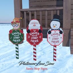 Santa Stop Signs logo