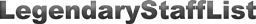LegendaryStaffList logo